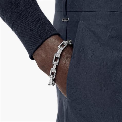 louis vuitton armband man bijenkorf|Louis Vuitton monogram chain bracelet.